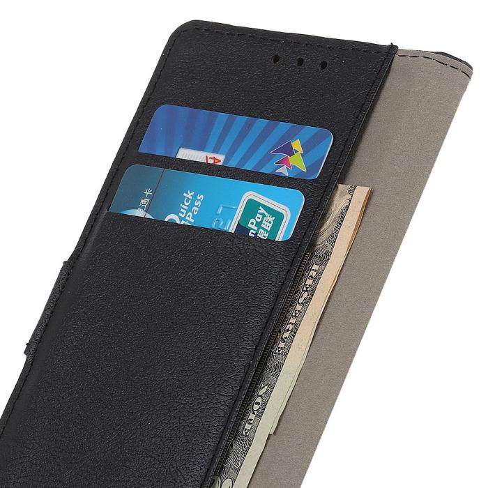 Bild 5, Motorola Moto E22i Fodral Läder Svart
