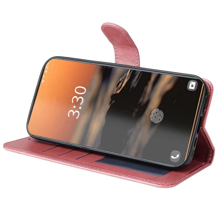 Bild 3, Samsung Galaxy S23 Ultra Fodral Läder Roséguld