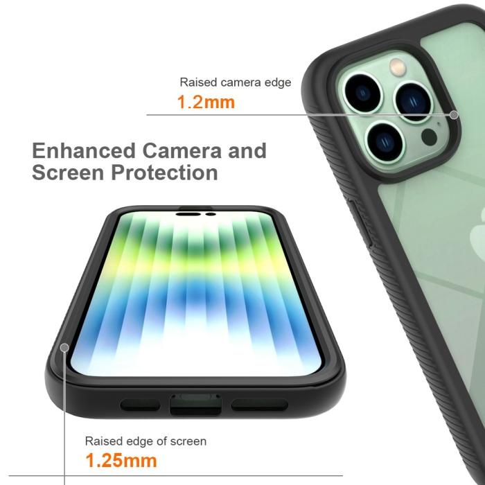 Bild 3, iPhone 14 Pro Max Skal 360 Hybrid Defense Svart