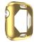 Apple Watch 7/8 45mm Skal TPU Electroplate Guld