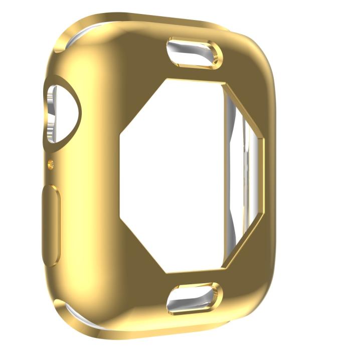 Bild 4, Apple Watch 7/8 45mm Skal TPU Electroplate Guld