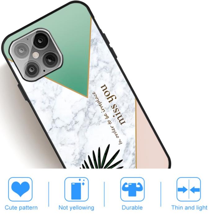 Bild 5, iPhone 12 Mini - Marmor TPU Skal