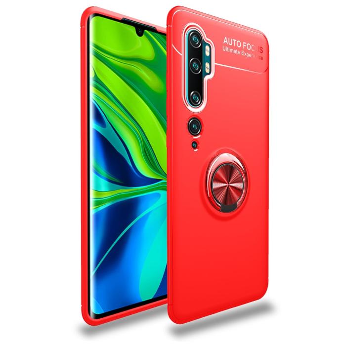 Bild 1, Xiaomi Mi Note 10/10 Pro - Ring Skal - Röd