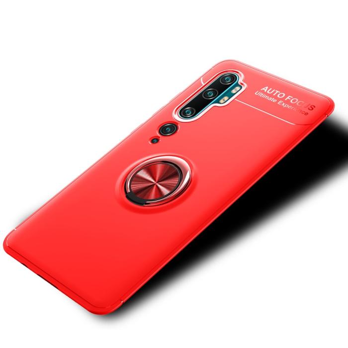 Bild 2, Xiaomi Mi Note 10/10 Pro - Ring Skal - Röd