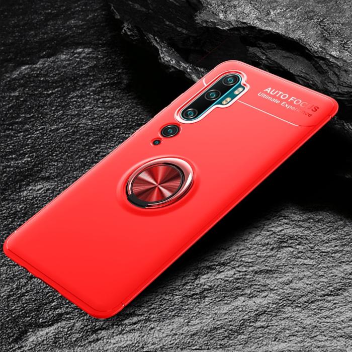 Bild 3, Xiaomi Mi Note 10/10 Pro - Ring Skal - Röd
