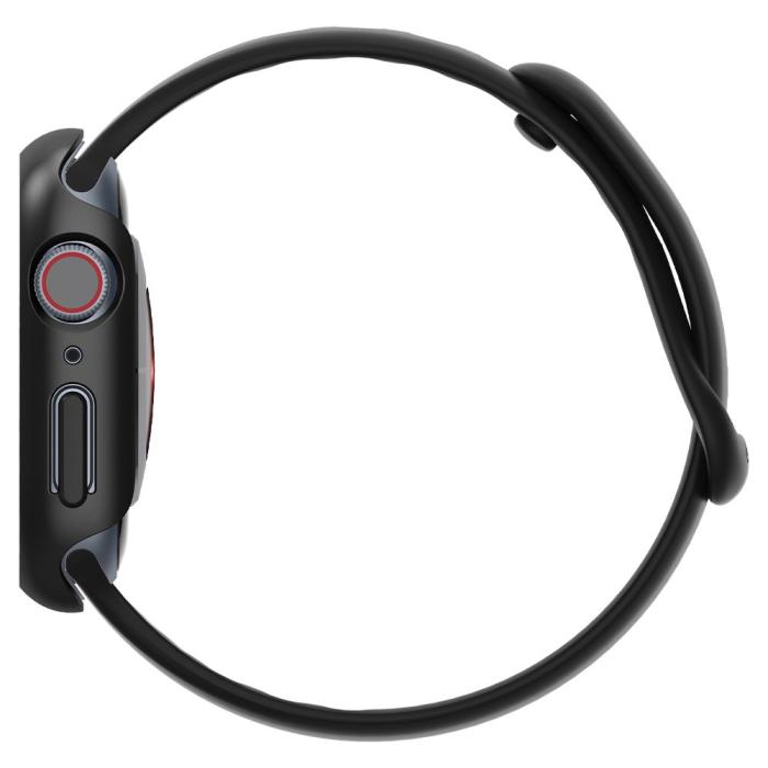 Bild 5, Spigen Apple Watch 7/8 45 mm Skal Thin Fit Svart
