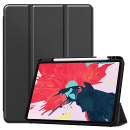 iPad Pro 11 (2018/2020) - Tri-Fold Fodral med Pennhållare - Svart