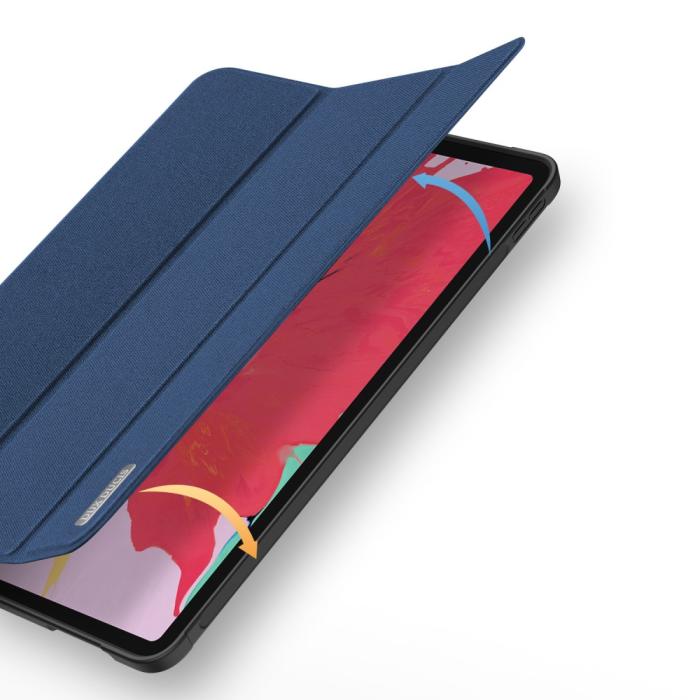 Bild 4, iPad Pro 11 (2018/2020) - DUX DUCIS DOMO Tri-Fold med pennhållare - Mörk Blå
