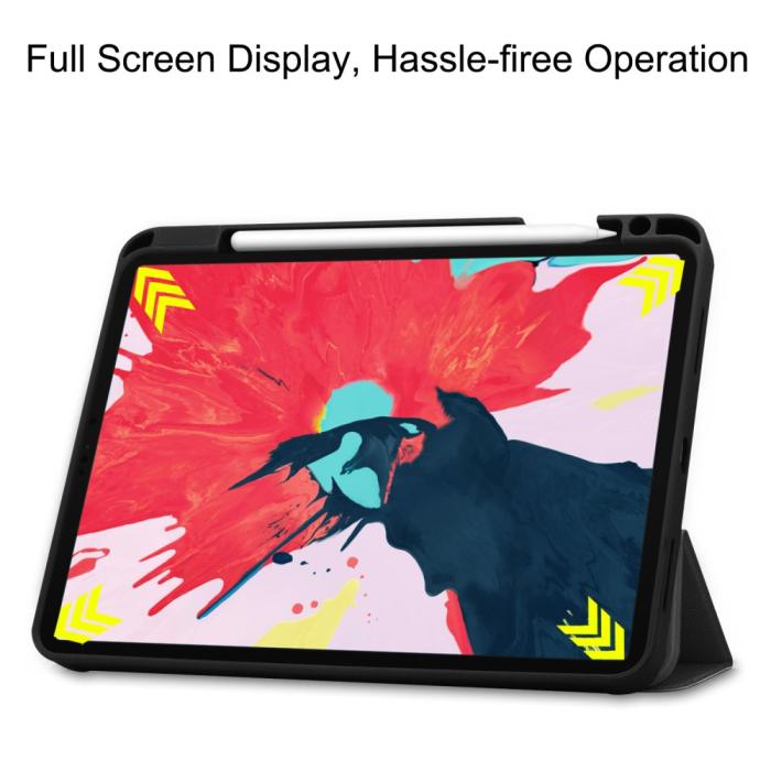 Bild 4, iPad Pro 11 (2018/2020) - Tri-Fold Fodral med Pennhållare - Svart
