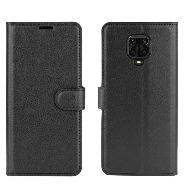 Bild 2, Xiaomi Redmi Note 9 Pro/Note 9S - Litchi Plånboksf