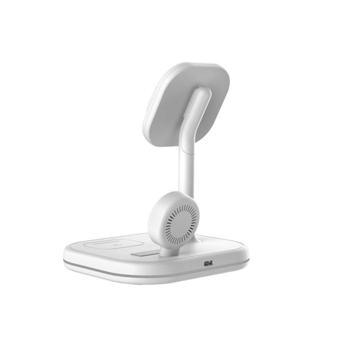 Bild 5, Tech-Protect 15W 3in1 Magnetisk MagSafe Laddare Vit