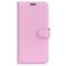 Xiaomi Redmi 13C 4G Fodral Litchi Läder Ljus Rosa