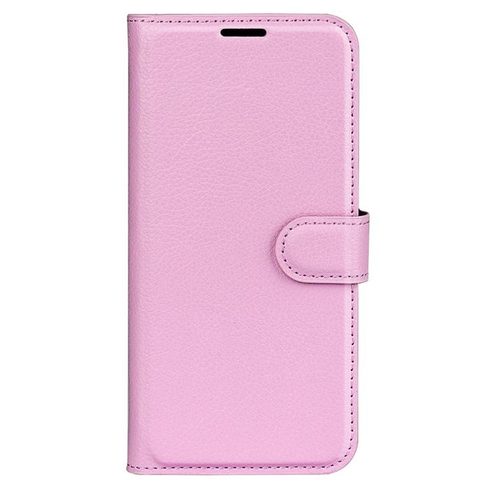 Bild 5, Xiaomi Redmi 13C 4G Fodral Litchi Läder Ljus Rosa