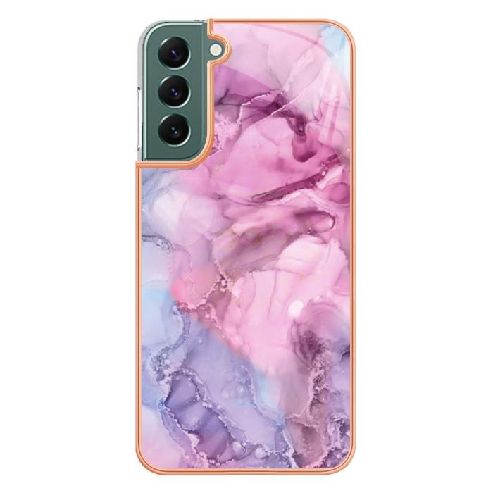 Bild 2, Samsung Galaxy S23 Plus Skal Marmor TPU Rosa