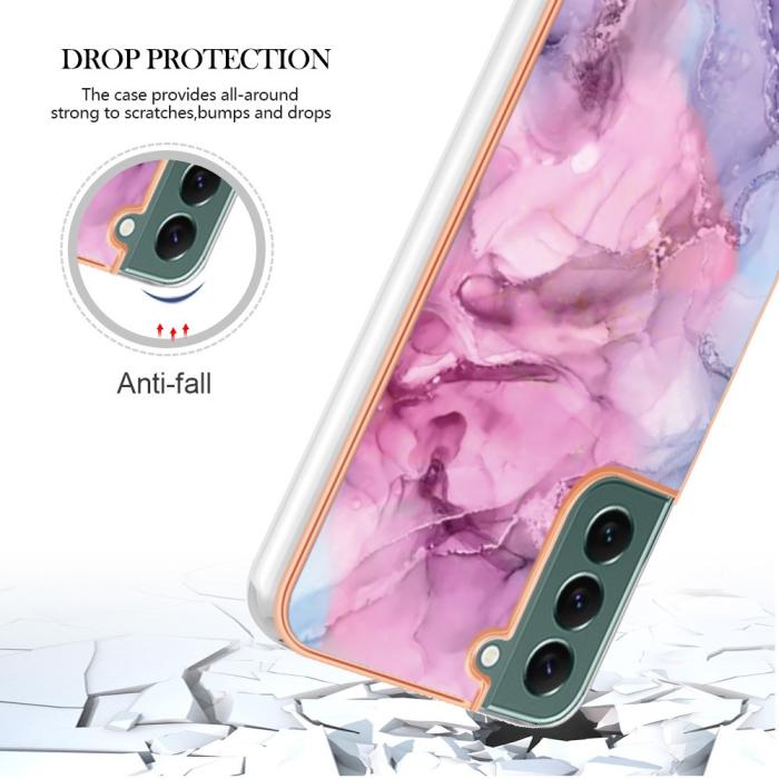 Bild 5, Samsung Galaxy S23 Plus Skal Marmor TPU Rosa