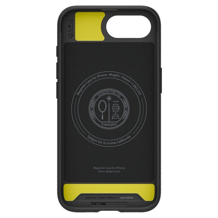 Bild 3, Spigen iPhone 17e / 16e Skal MagSafe Mag Rugged Armor Svart