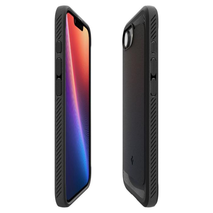 Bild 6, Spigen iPhone 17e / 16e Skal MagSafe Mag Rugged Armor Svart