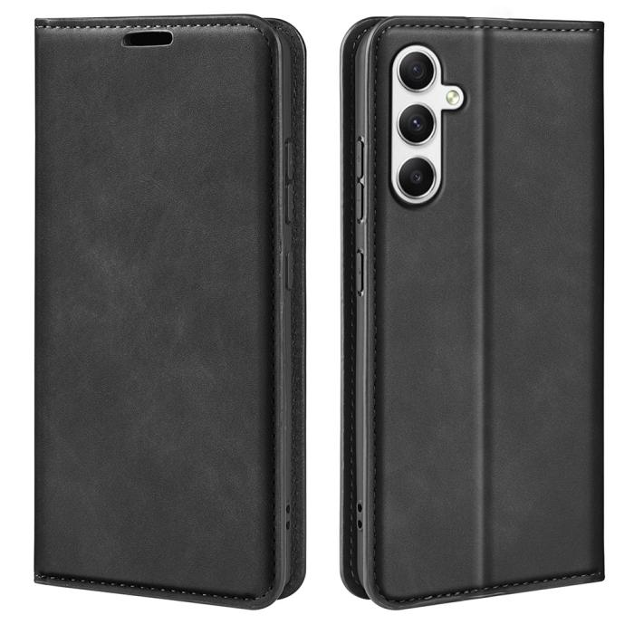 Bild 1, Samsung Galaxy A35 5G Fodral Flip Skin Touch Svart