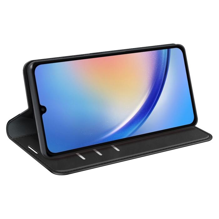 Bild 3, Samsung Galaxy A35 5G Fodral Flip Skin Touch Svart