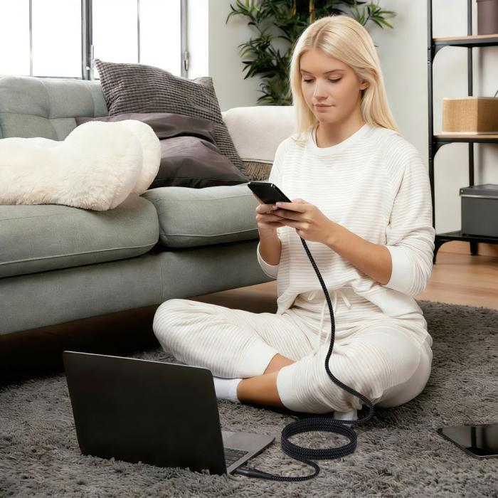 Bild 6, Tech-Protect 2m 240W PD QC3.0 USB-C-USB-C Kabel UltraBoost