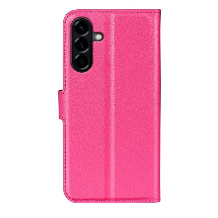 Bild 6, Samsung Galaxy A57 5G Fodral Litchi Läder Rosa