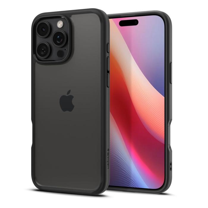 Bild 2, Spigen iPhone 16 Pro Skal Ultra Hybrid Matt Svart