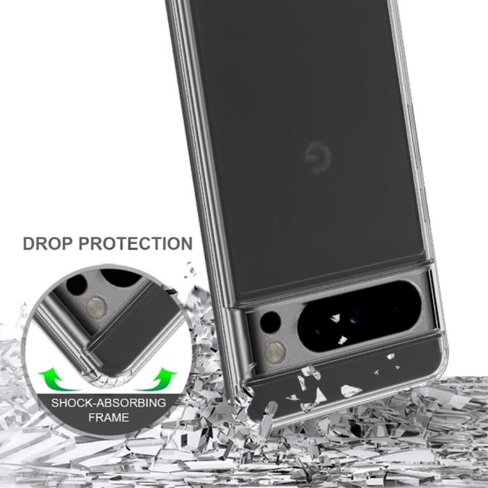 Bild 5, Google Pixel 8 Pro Skal Akryl/TPU Hybrid Transparent