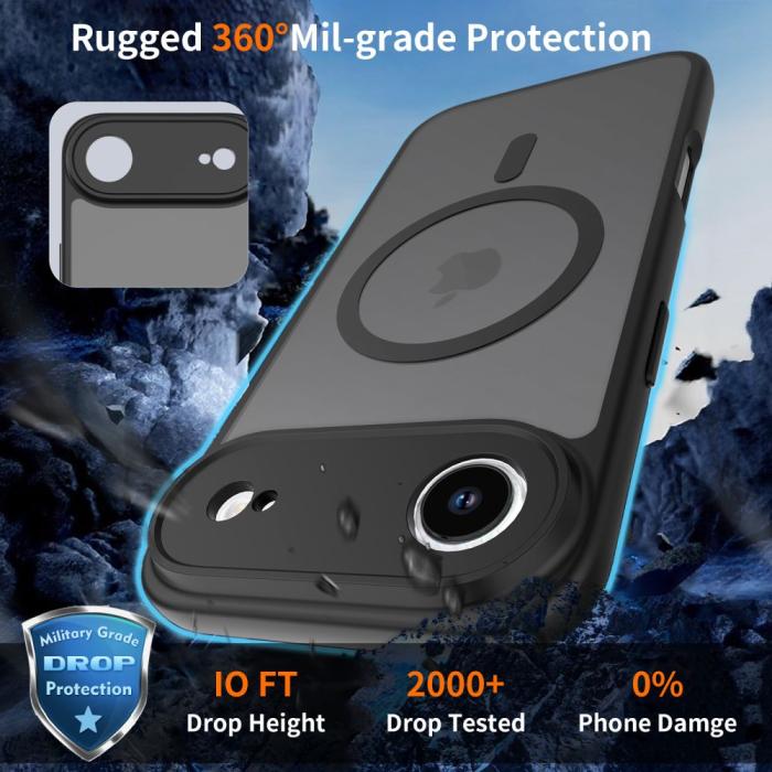 Bild 3, Tech-Protect iPhone Air Skal MagSafe BasicMag Matt Svart