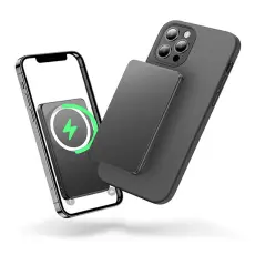 Tech-Protect 15W 5000 mAh Trådlös Powerbank MagSafe Kompatibel Svart