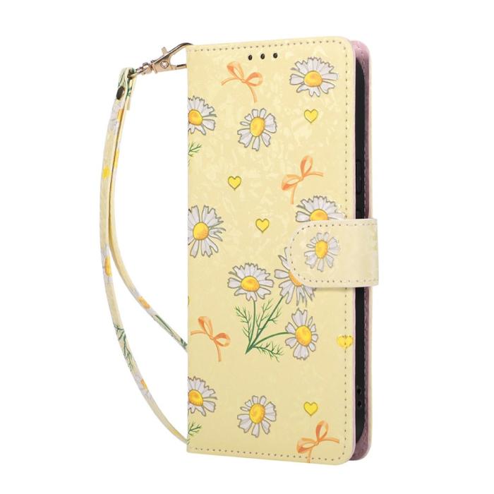 Bild 5, Google Pixel 10a Fodral RFID Läder Yellow Daisy