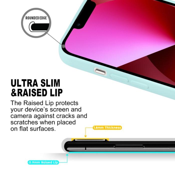 Bild 5, Mercury Goospery iPhone 14 Skal Liquid Skin Touch Mint