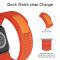 Apple Watch 42/44/45/49 mm Armband Nylon Trail Loop Orangeröd