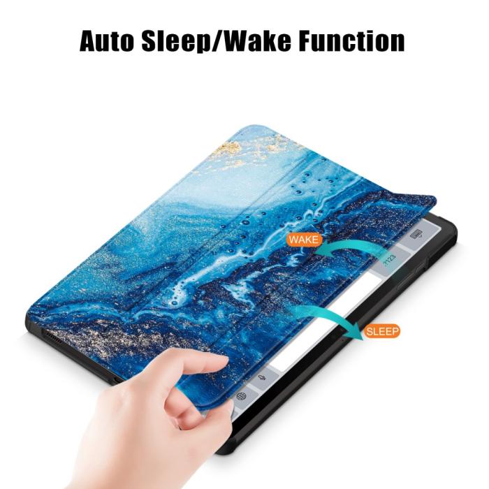 Bild 6, Samsung Galaxy Tab S9 Plus Fodral Läder Waves