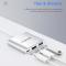 LENTION 100W PD USB-C till HDMI/USB-A/USB-C Port Adapter Silver