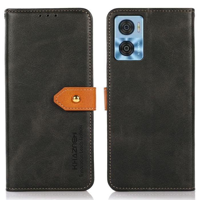Bild 1, KHAZNEH Motorola Moto E22i Fodral Dual Color Svart