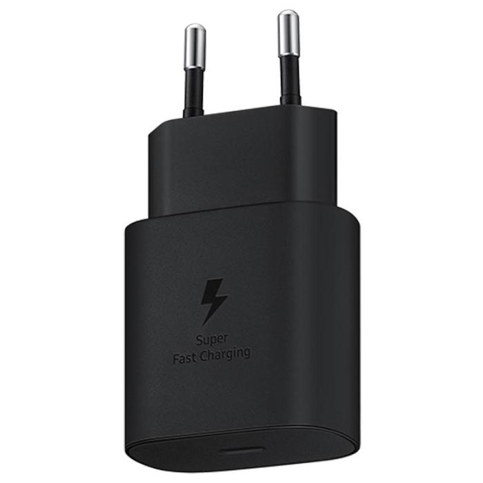 Bild 2, Samsung Original 25W 3A USB-C Laddare EP-TA800XBE - Svart