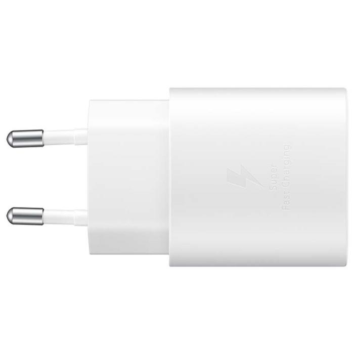 Bild 2, Samsung Original 25W 3A USB-C Laddare EP-TA800XWE - Vit