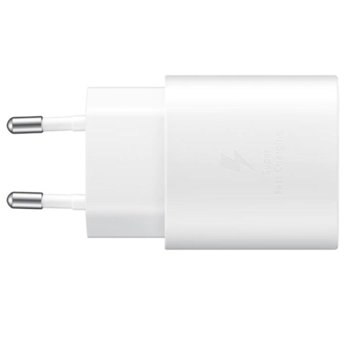 Bild 2, Samsung 25W 3A USB-C Laddare EP-TA800 inkl. 1m USB-C Kabel - Vit