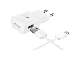 Samsung 15W 2A Snabbladdare EP-TA20EWE inkl. 1m USB-C Kabel - Vit