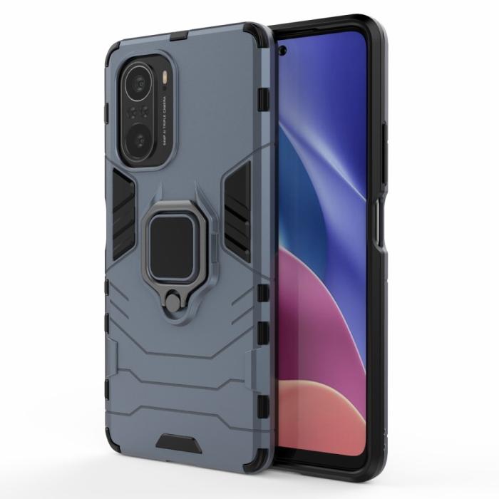 Bild 1, Xiaomi Mi 11i - Hybrid Ring Skal - Blå