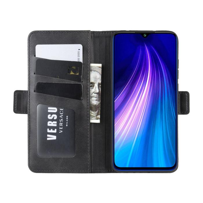Bild 4, Xiaomi Redmi Note 8T - Plånboksfodral - Svart
