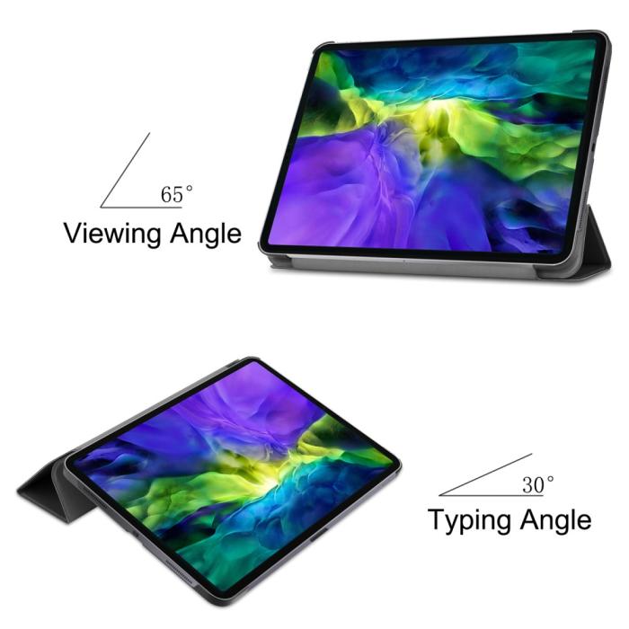 Bild 3, iPad Air 2025-2020 / Pro 11 Tri-Fold Fodral Svart