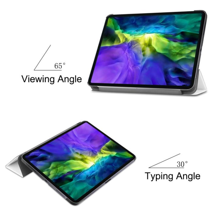 Bild 3, iPad Air 2025-2020 / Pro 11 Fodral Tri-Fold Vit