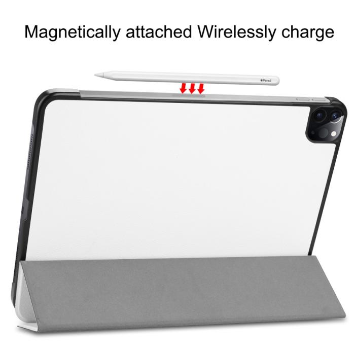 Bild 5, iPad Air 2025-2020 / Pro 11 Fodral Tri-Fold Vit