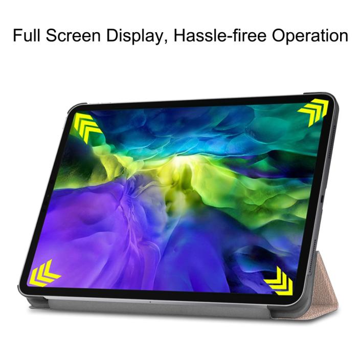 Bild 4, iPad Air 2025-2020 / Pro 11 Fodral Tri-Fold Roséguld