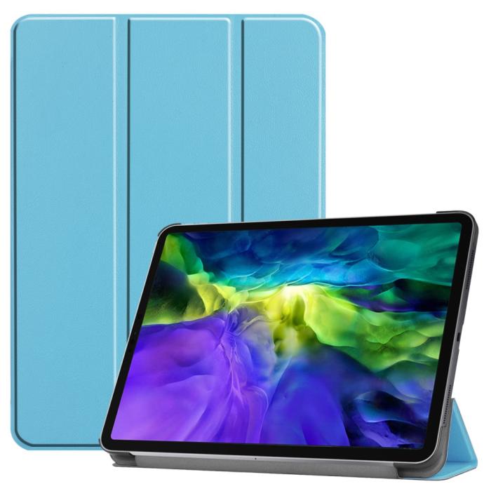Bild 1, iPad Air 2025-2020 / Pro 11 Fodral Tri-Fold Ljus Blå