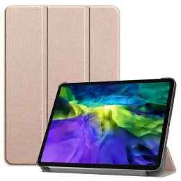 iPad Air 2025-2020 / Pro 11 Fodral Tri-Fold Roséguld