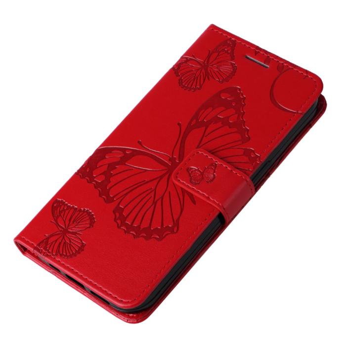 Bild 5, Samsung Galaxy S24 Ultra Fodral Butterfly Röd