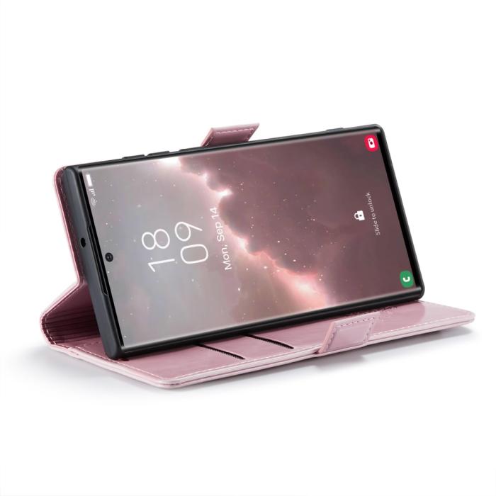 Bild 3, CASEME Samsung Galaxy S23 Ultra Fodral Wax Textur Roséguld
