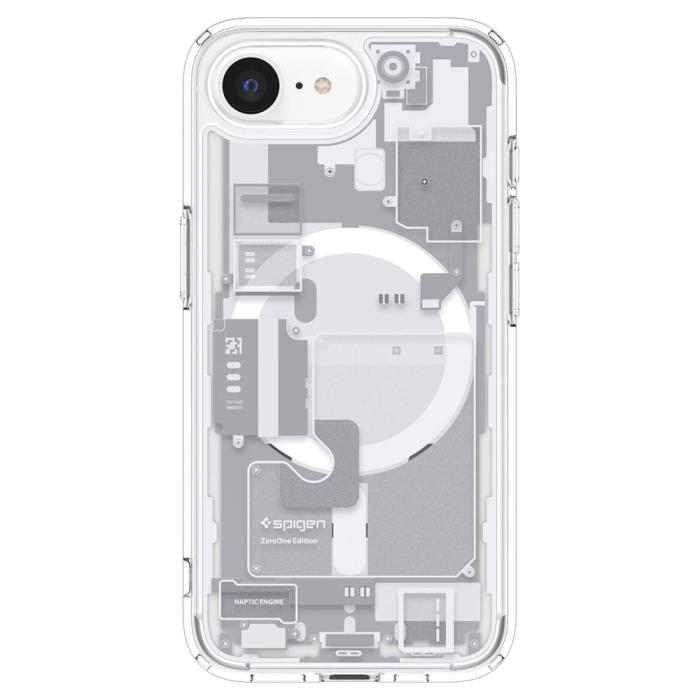 Bild 2, Spigen iPhone 17e / 16e Skal MagSafe Ultra Hybrid Zero One Vit